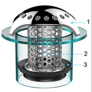 Kitchen Sink Drain Strainer Stainless Steel 304 Basket Drain Protector